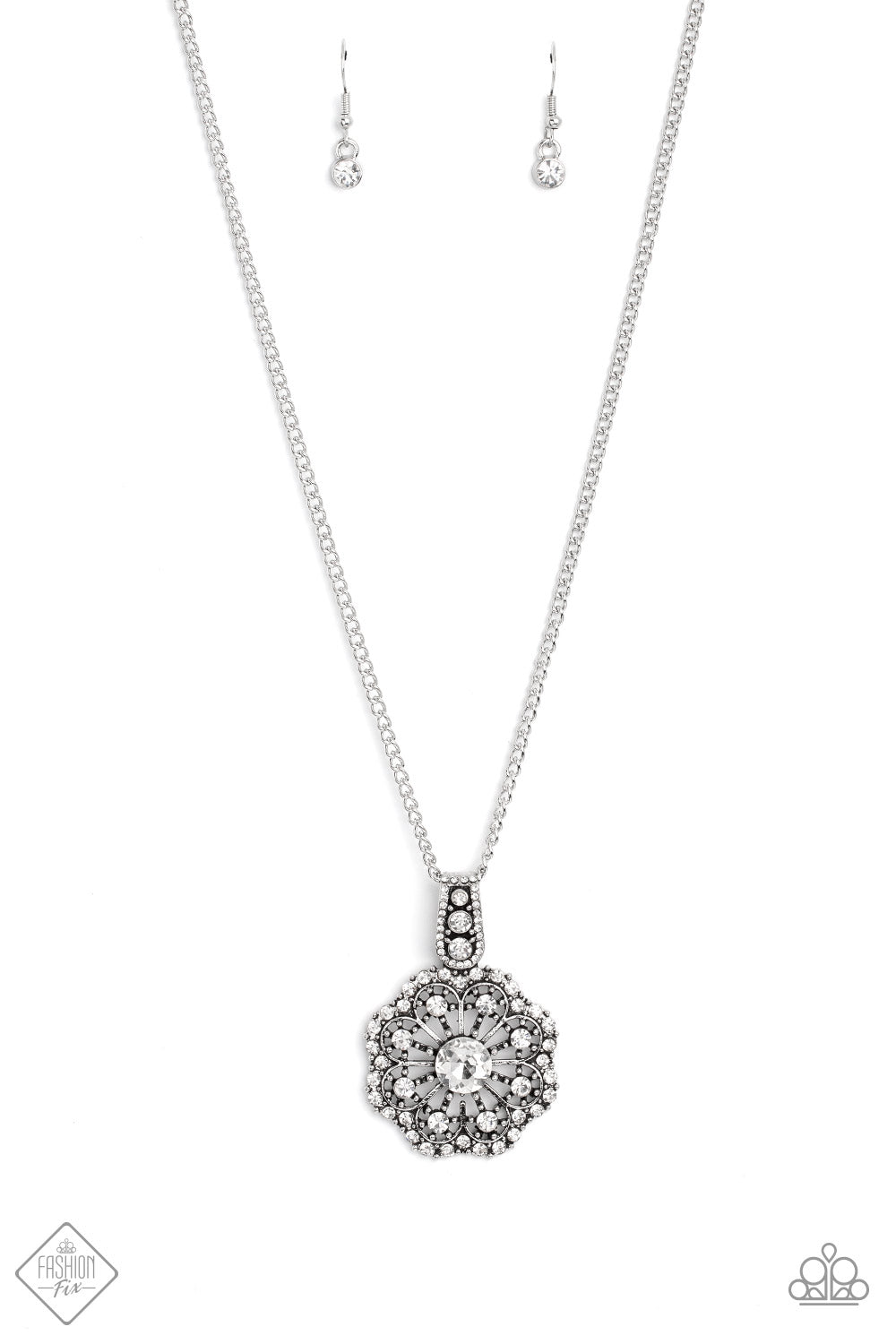 five-dollar-jewelry-bewitching-brilliance-white-necklace-paparazzi-accessories