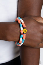 In SMILE - Orange Bracelet - Paparazzi Accessories