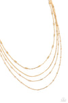 five-dollar-jewelry-studded-shimmer-gold-necklace-paparazzi-accessories