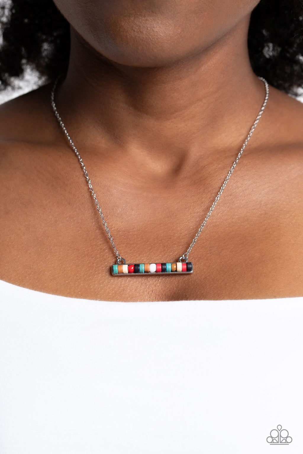 Barred Bohemian - Multi Necklace - Paparazzi Accessories