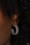 Dotted Darling - Silver Earrings - Paparazzi Accessories