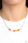 BOUQUET We Go - Red Necklace - Paparazzi Accessories