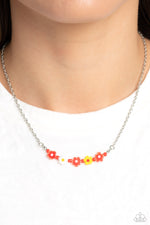 BOUQUET We Go - Red Necklace - Paparazzi Accessories
