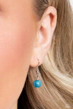 Warped Whimsicality - Blue Necklace - Paparazzi Accessories