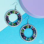 Wall Street Wreaths - Multi Earrings - Paparazzi Accessories