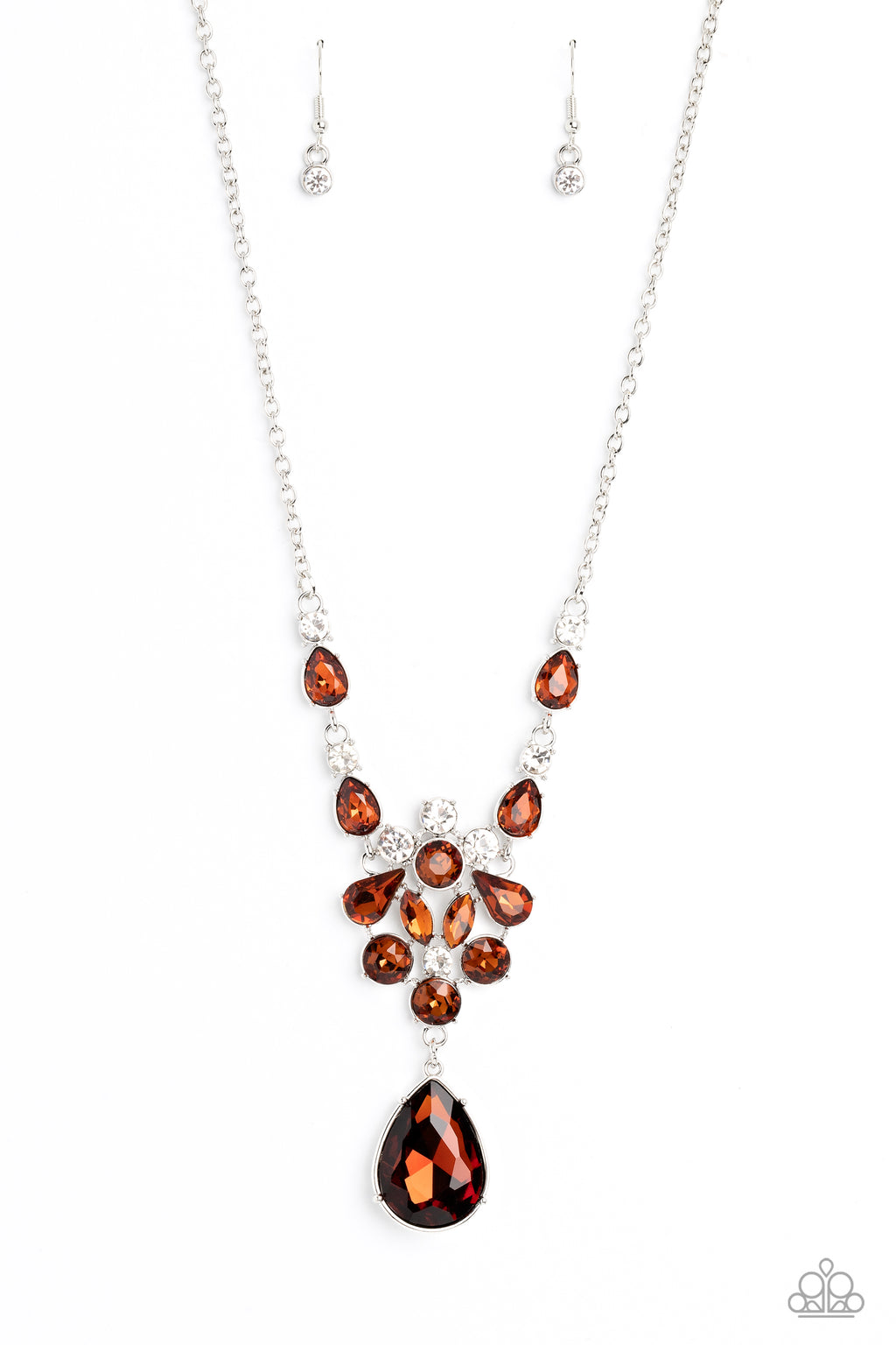 five-dollar-jewelry-twinkle-of-an-eye-brown-necklace-paparazzi-accessories