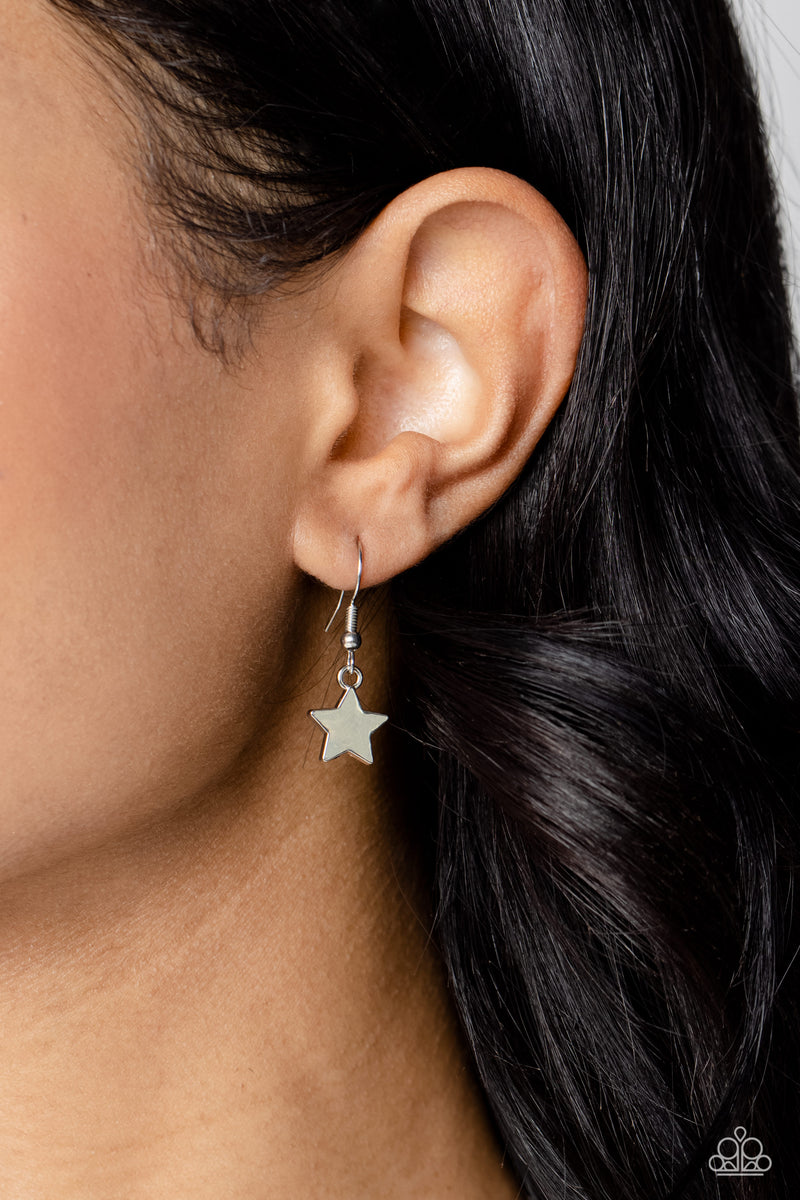Starry Statutes - Blue Necklace - Paparazzi Accessories