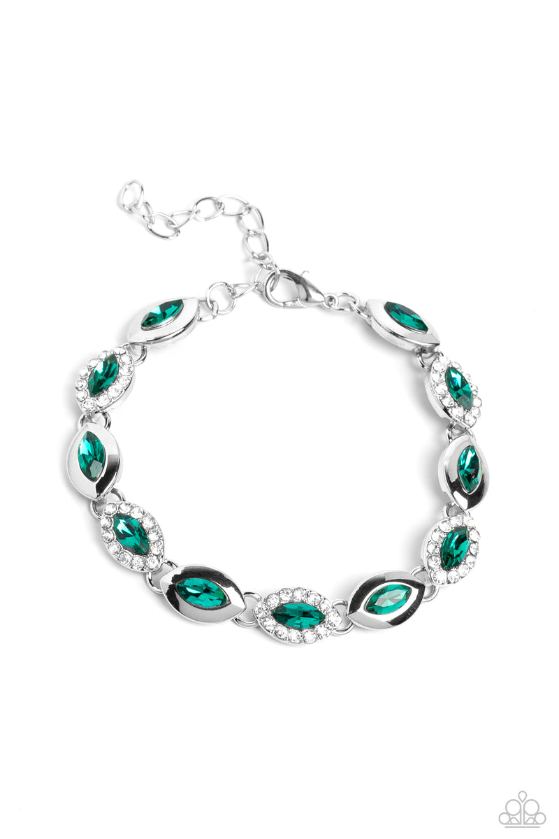 five-dollar-jewelry-some-serious-sparkle-green-bracelet-paparazzi-accessories
