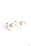 five-dollar-jewelry-debutante-details-white-post earrings-paparazzi-accessories