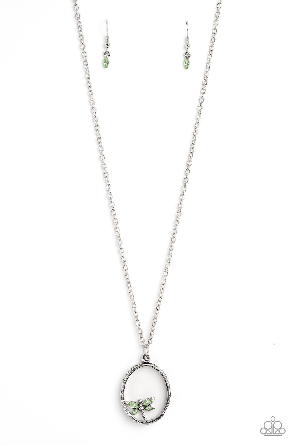 five-dollar-jewelry-dynamic-dragonfly-green-necklace-paparazzi-accessories