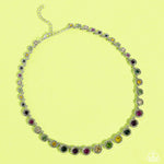 Kaleidoscope Charm - Multi Necklace - Paparazzi Accessories