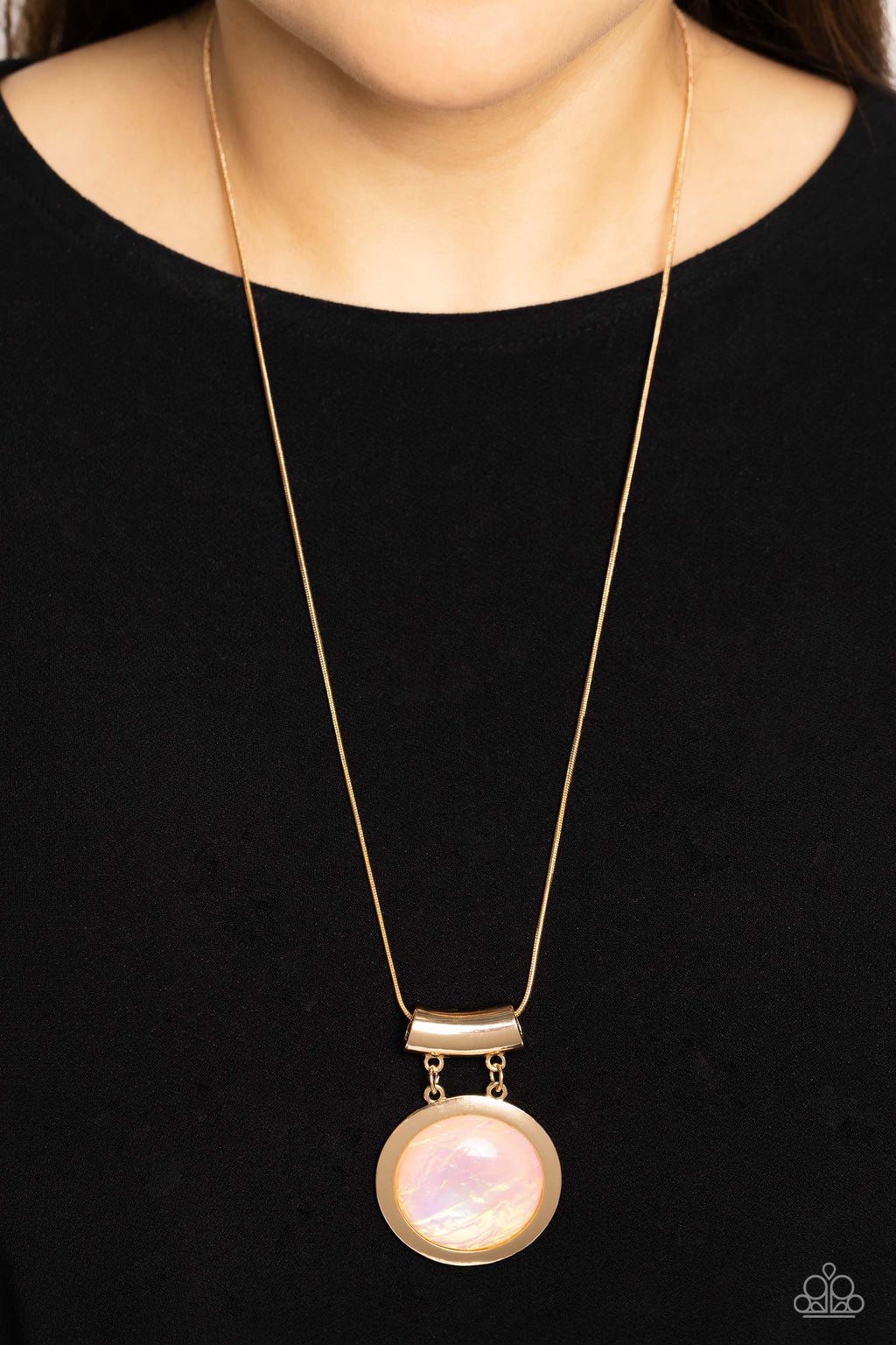 Starlight Starbright - Gold Necklace - Paparazzi Accessories
