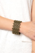 DECO in the Rough - Brass Bracelet - Paparazzi Accessories