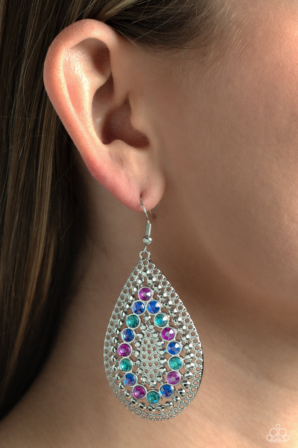 Spirited Socialite - Multi Earrings - Paparazzi Accessories