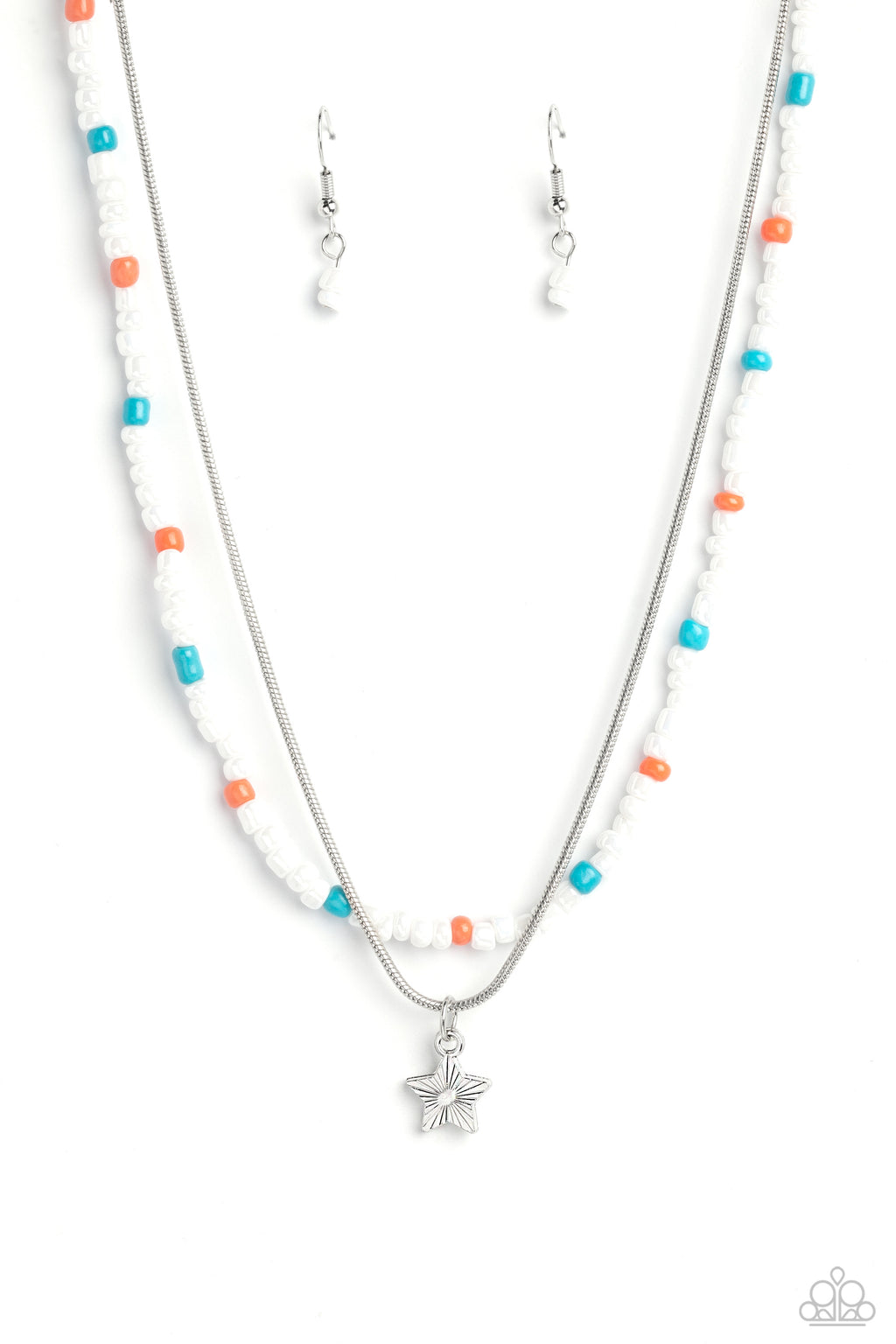 five-dollar-jewelry-starry-serendipity-white-necklace-paparazzi-accessories