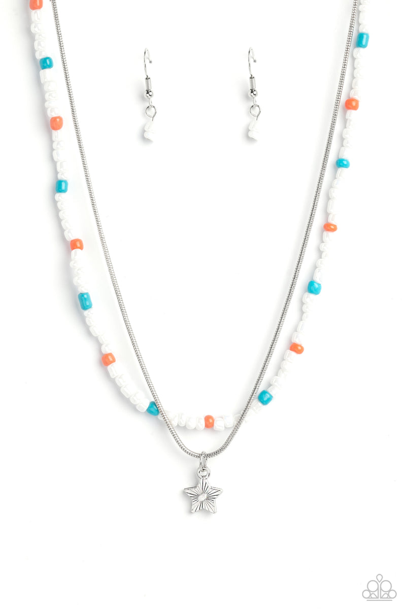 five-dollar-jewelry-starry-serendipity-white-necklace-paparazzi-accessories