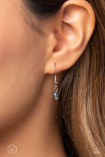 Compacted Cosmos - Blue Necklace - Paparazzi Accessories