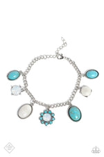 five-dollar-jewelry-cowboy-charm-blue-bracelet-paparazzi-accessories