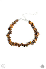 five-dollar-jewelry-chiseled-coastline-brown-anklet-paparazzi-accessories