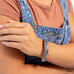 Grounded Grace - Silver Bracelet - Paparazzi Accessories