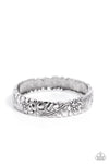 five-dollar-jewelry-grounded-grace-silver-bracelet-paparazzi-accessories