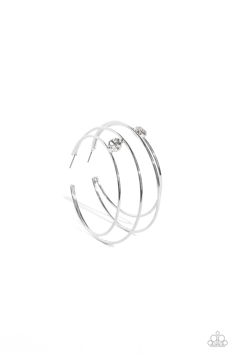 five-dollar-jewelry-theater-hoop-white-earrings-paparazzi-accessories