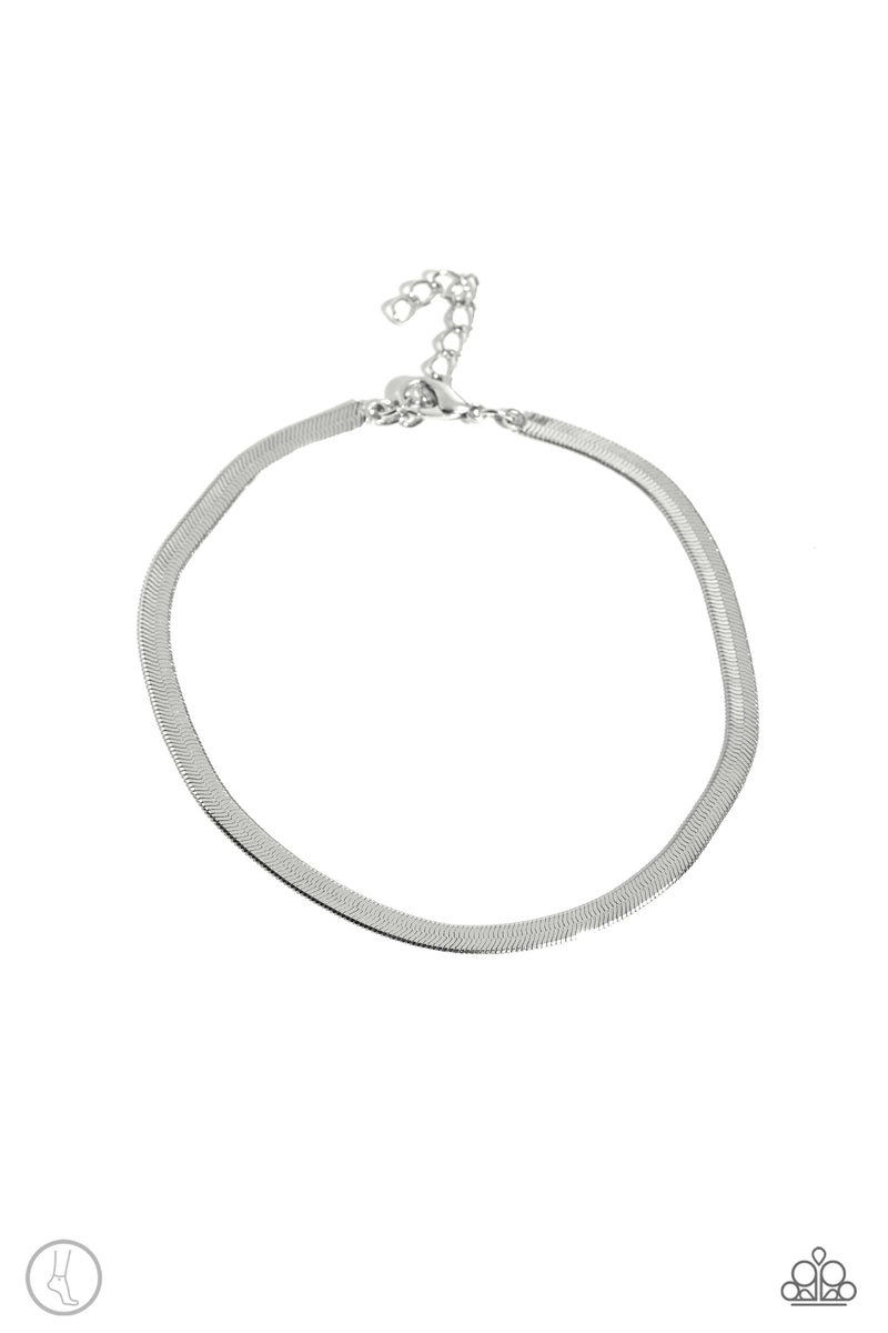 five-dollar-jewelry-tan-lines-silver-anklet-paparazzi-accessories