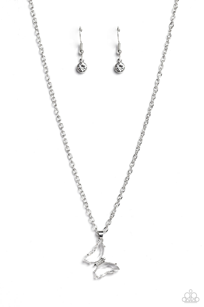 five-dollar-jewelry-butterfly-lullaby-white-necklace-paparazzi-accessories
