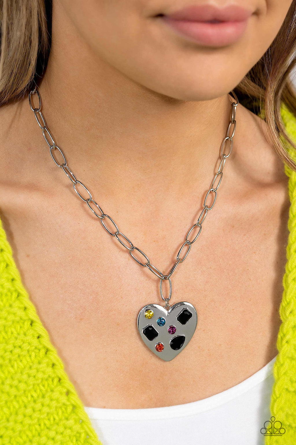 Online Dating - Black Necklace - Paparazzi Accessories