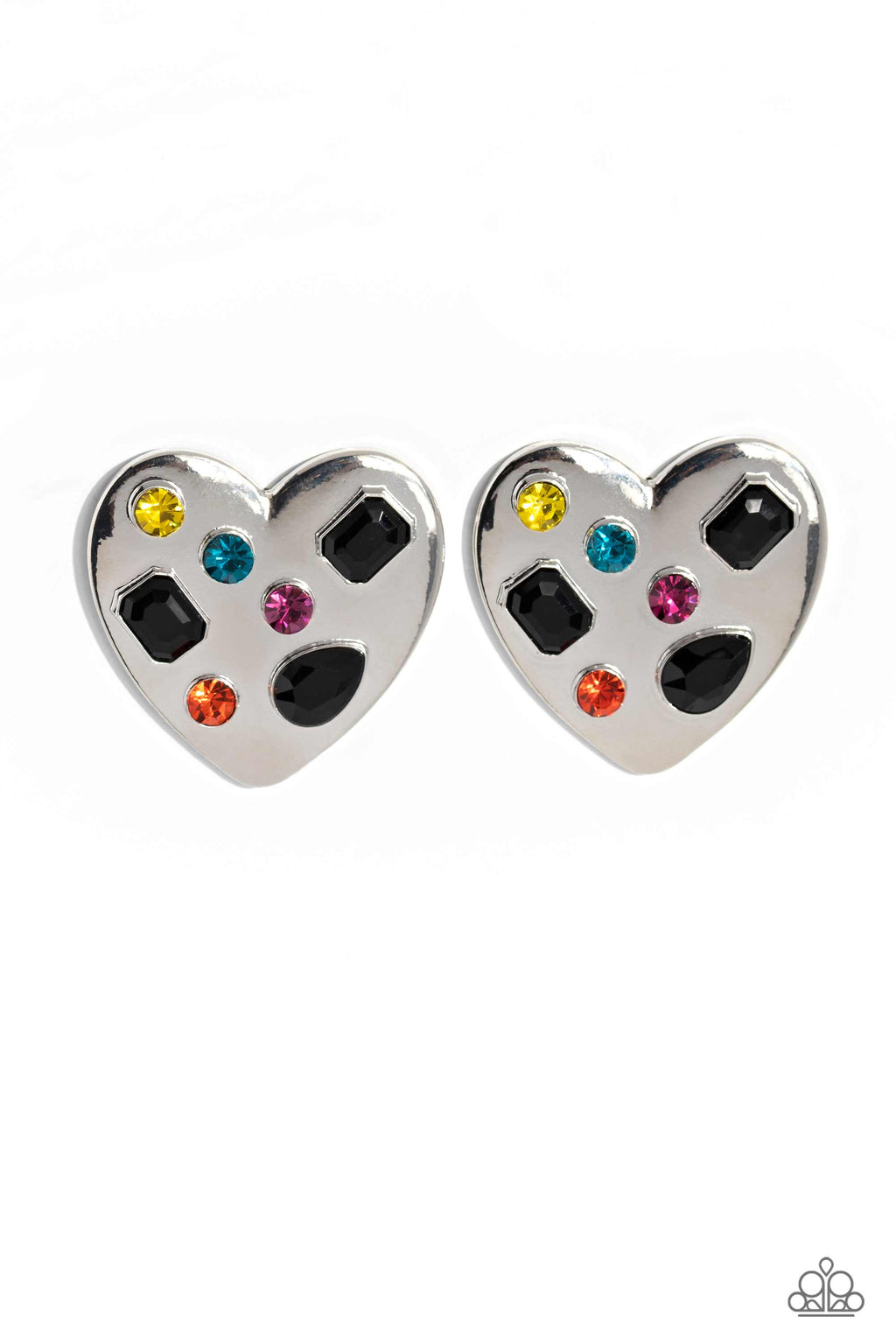 five-dollar-jewelry-relationship-ready-black-post earrings-paparazzi-accessories