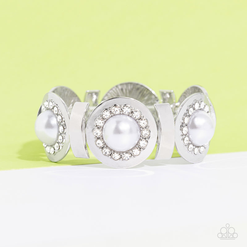 Summer Serenade - White Bracelet - Paparazzi Accessories