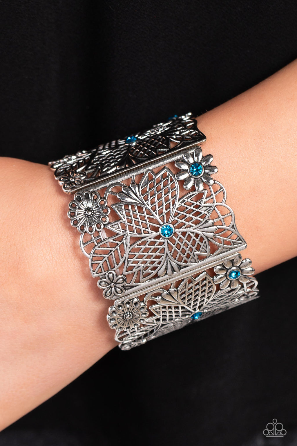 Garden City - Blue Bracelet - Paparazzi Accessories