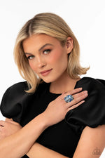 Perfectly Park Avenue - Blue Ring - Paparazzi Accessories