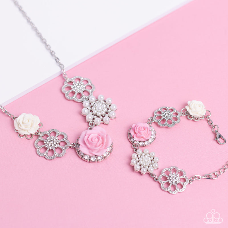 Tea Party Theme - Pink Bracelet - Paparazzi Accessories