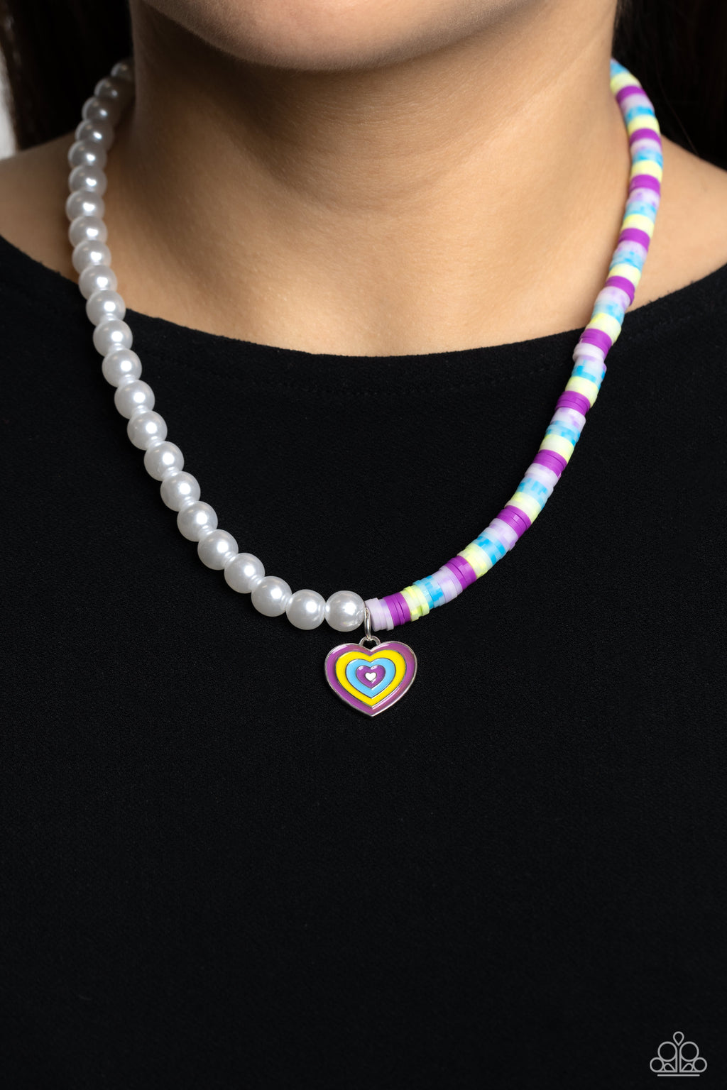 Precise Psychedelic - Purple Necklace - Paparazzi Accessories