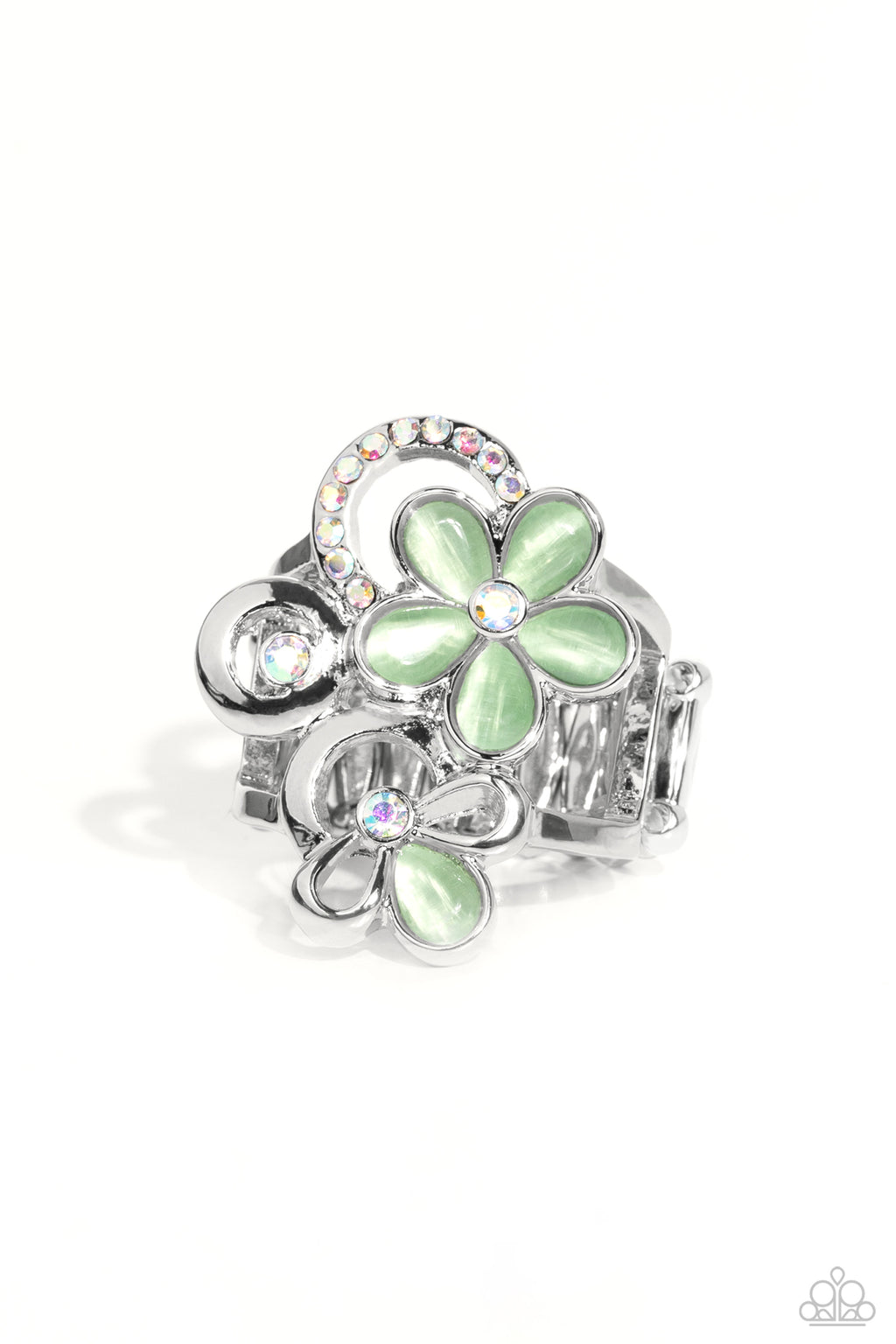 five-dollar-jewelry-fairy-circle-green-ring-paparazzi-accessories