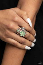 Fairy Circle - Green Ring - Paparazzi Accessories