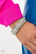 About a PEARL - White Bracelet - Paparazzi Accessories