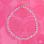 Classy Couture - White Necklace - Paparazzi Accessories