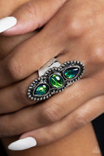 Strut Your STUDS - Green Ring - Paparazzi Accessories