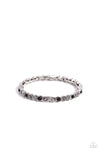 five-dollar-jewelry-floral-fast-lane-black-bracelet-paparazzi-accessories