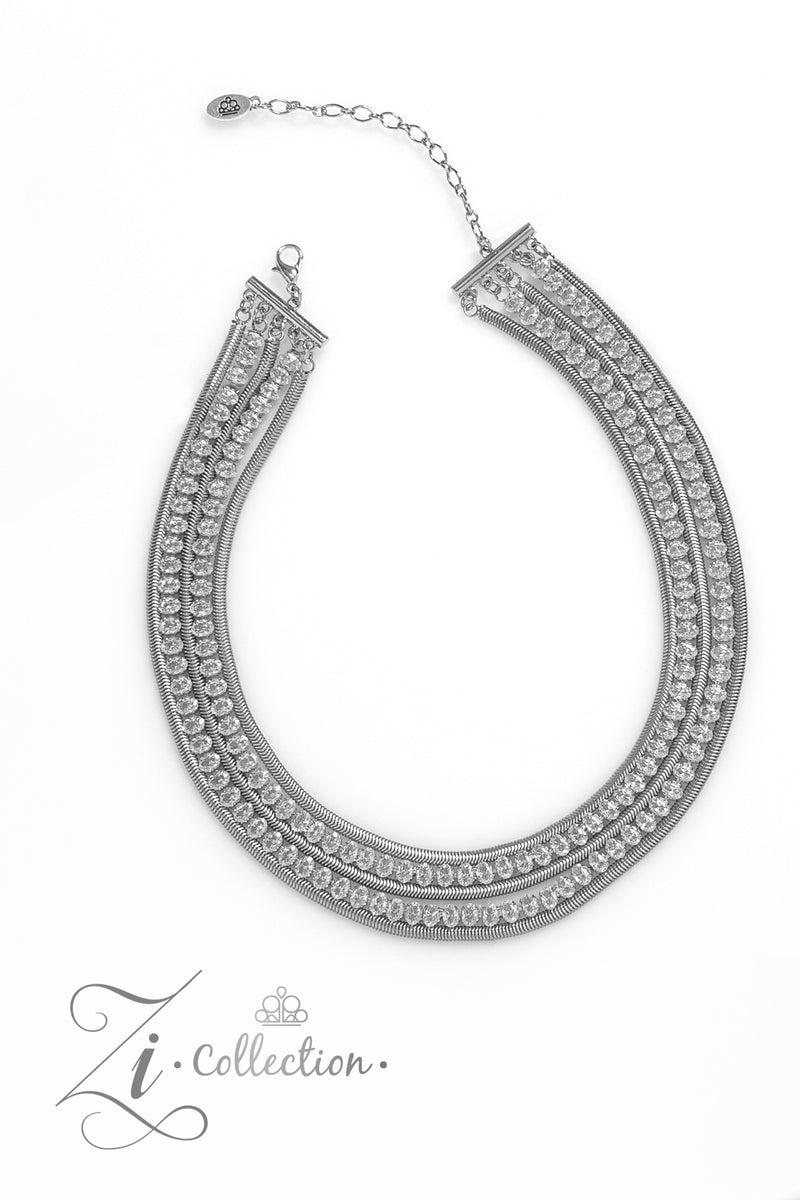 five-dollar-jewelry-tenacious-white--paparazzi-accessories