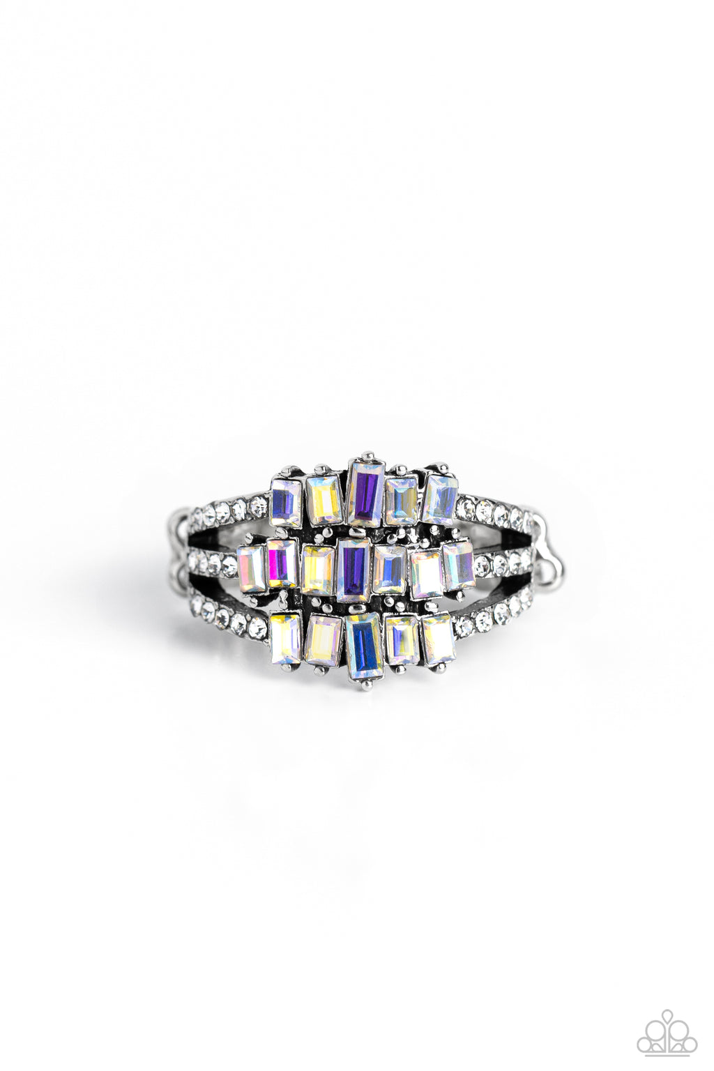 five-dollar-jewelry-stacking-up-white-ring-paparazzi-accessories