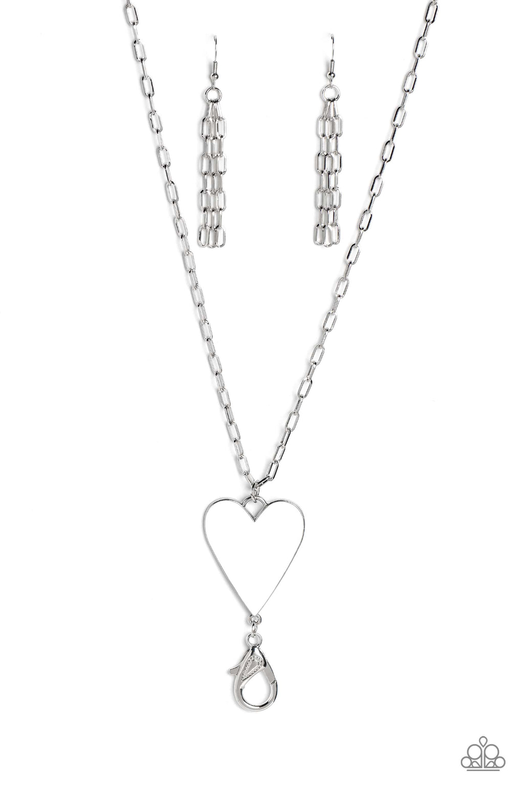 five-dollar-jewelry-subtle-soulmate-white-lanyard-paparazzi-accessories