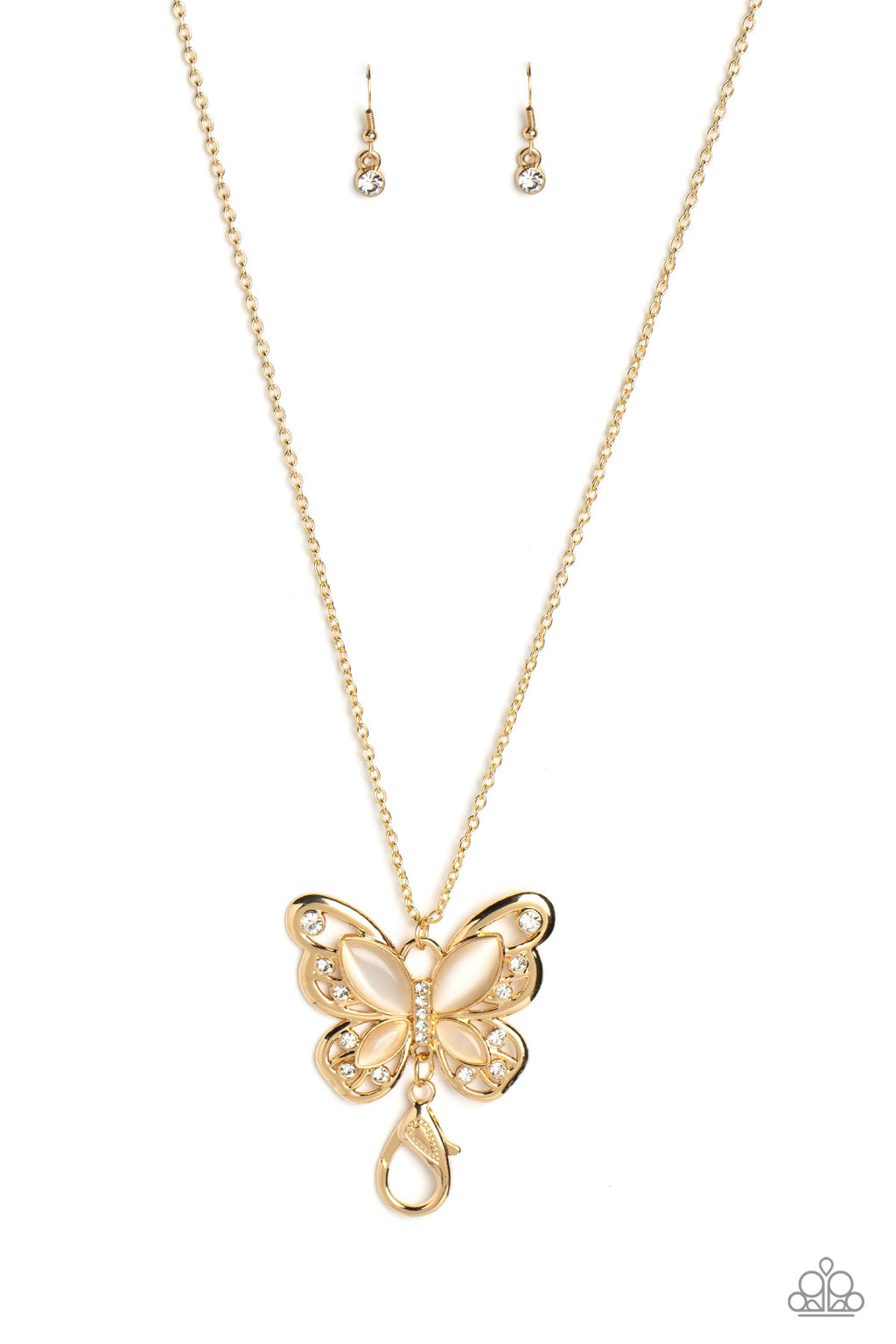 five-dollar-jewelry-wings-of-whimsy-gold-lanyard-paparazzi-accessories