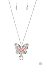 five-dollar-jewelry-wings-of-whimsy-pink-lanyard-paparazzi-accessories