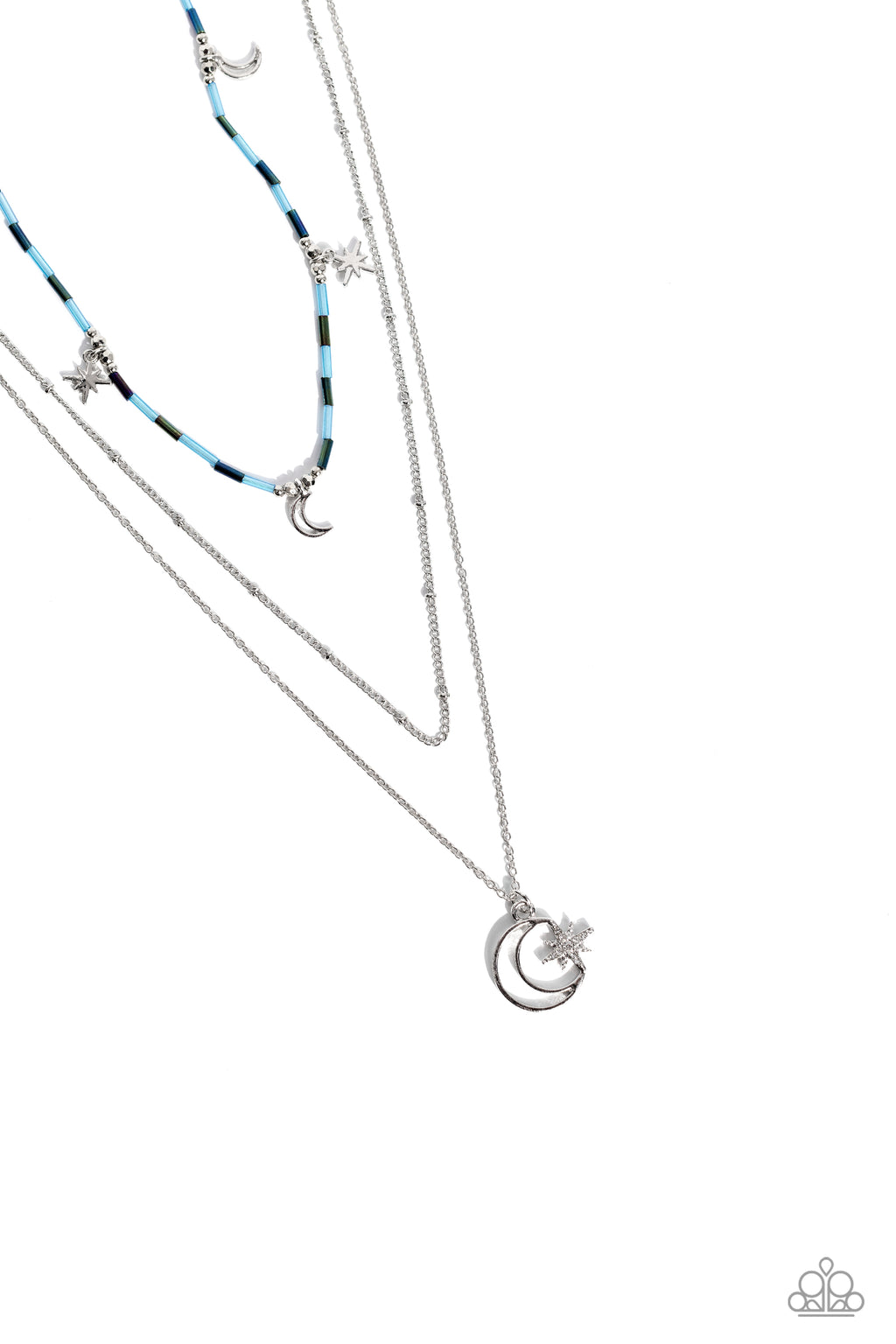 five-dollar-jewelry-constant-as-the-stars-blue-necklace-paparazzi-accessories