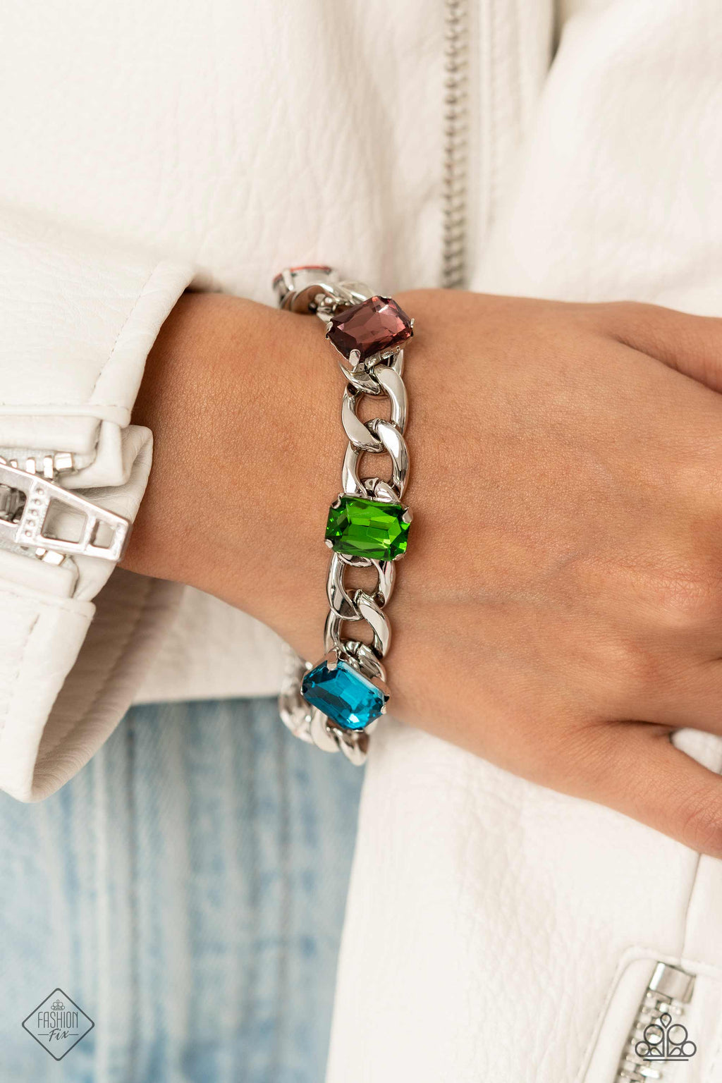 Fearlessly Fastened - Multi Bracelet - Paparazzi Accessories
