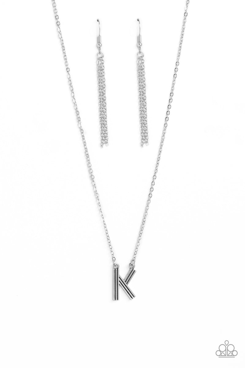 five-dollar-jewelry-leave-your-initials-silver-k-paparazzi-accessories