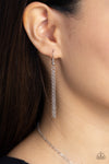Leave Your Initials - Silver - C Necklace - Paparazzi Accessories